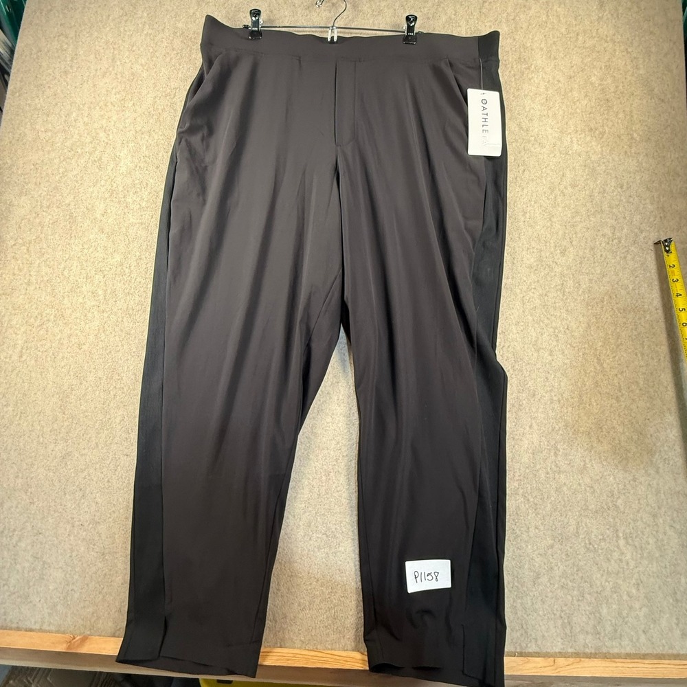 NWT Athleta Brooklyn Ankle Pant Black Featherweight Stretch Size 20